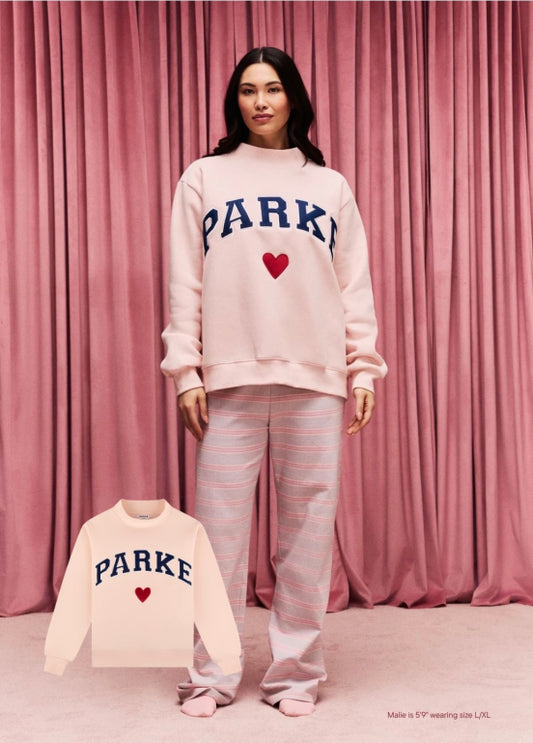 Heart Varsity Mockneck