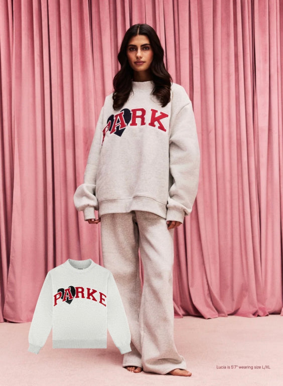 Jean Heart Varsity Mockneck