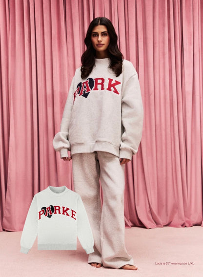 Jean Heart Varsity Mockneck