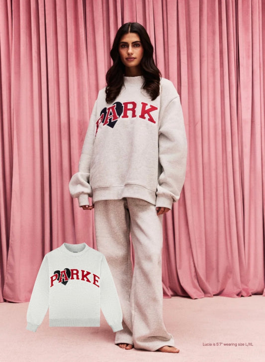 Jean Heart Varsity Mockneck