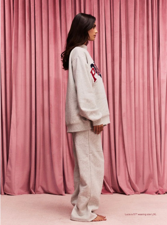 Jean Heart Varsity Mockneck