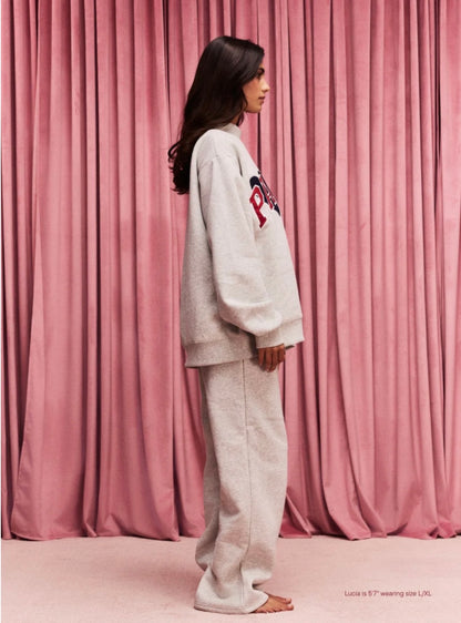 Jean Heart Varsity Mockneck