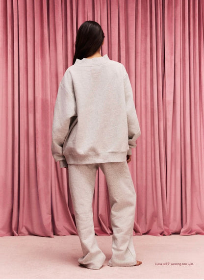 Jean Heart Varsity Mockneck