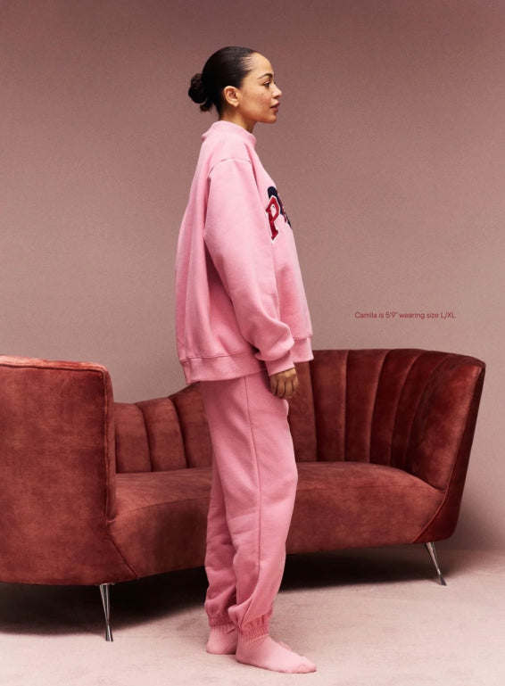 Jean Heart Varsity Mockneck